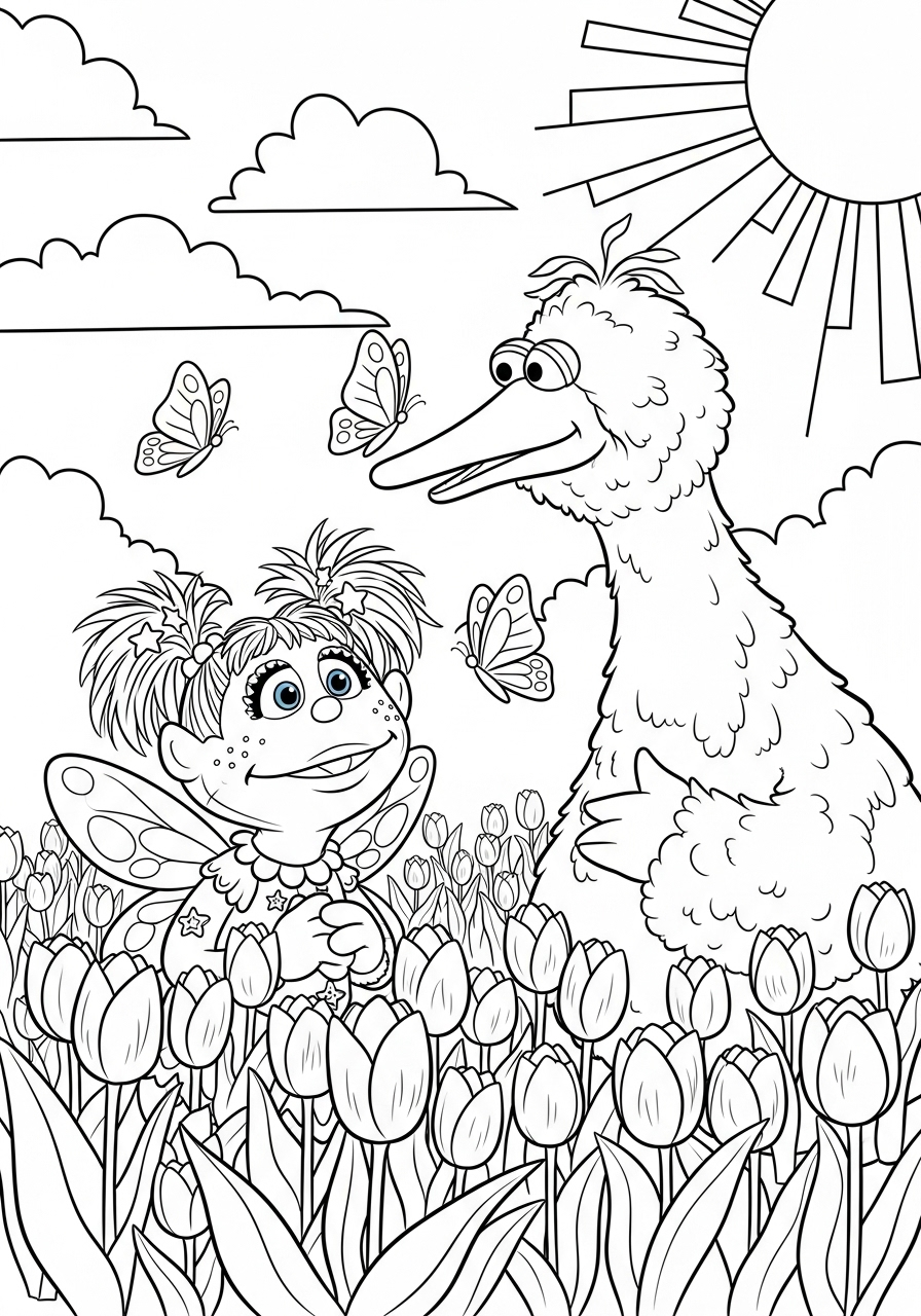 Sesamo Apriti 3 disegni di Sesamo Apriti da colorare da stampare
