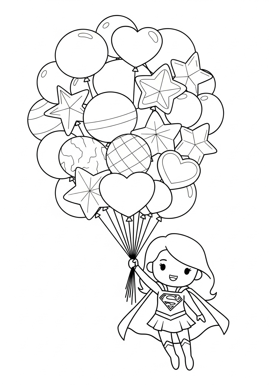 Supergirl 18 Supergirl disegno da colorare facile