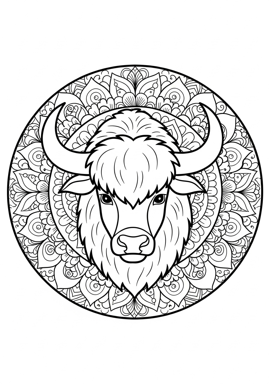 Yak 2 Yak da stampare e colorare gratis