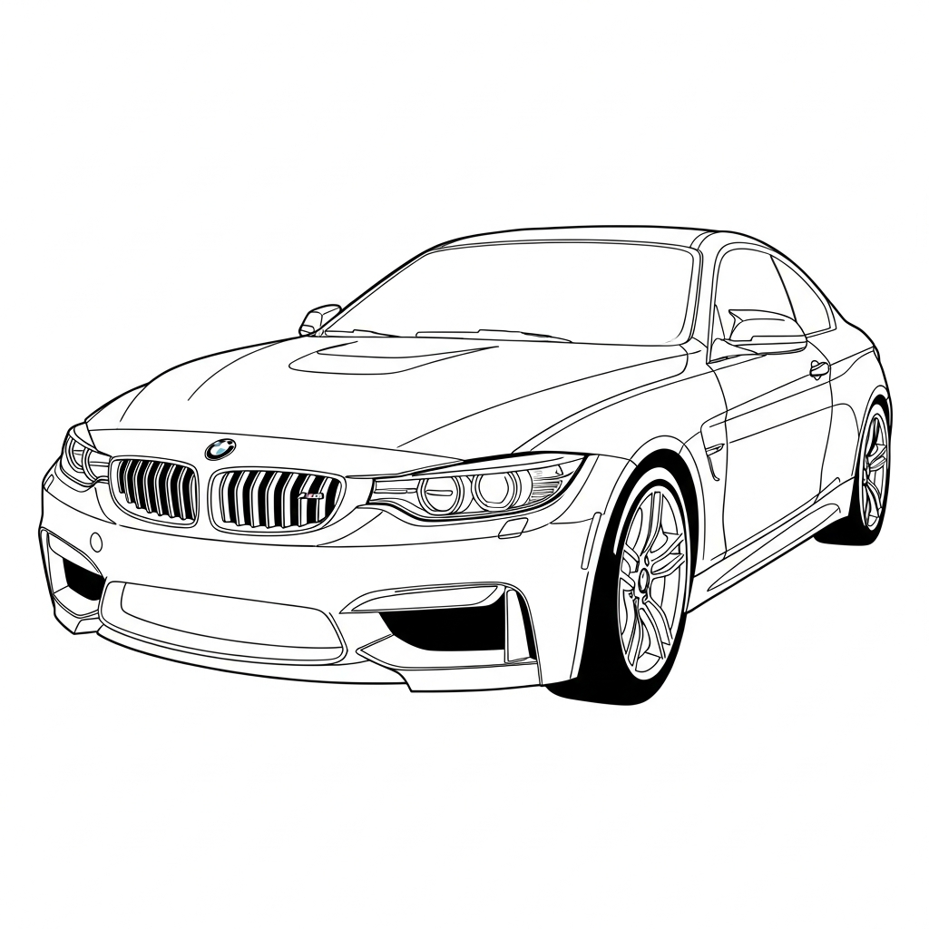 BMW da colorare thumbnail