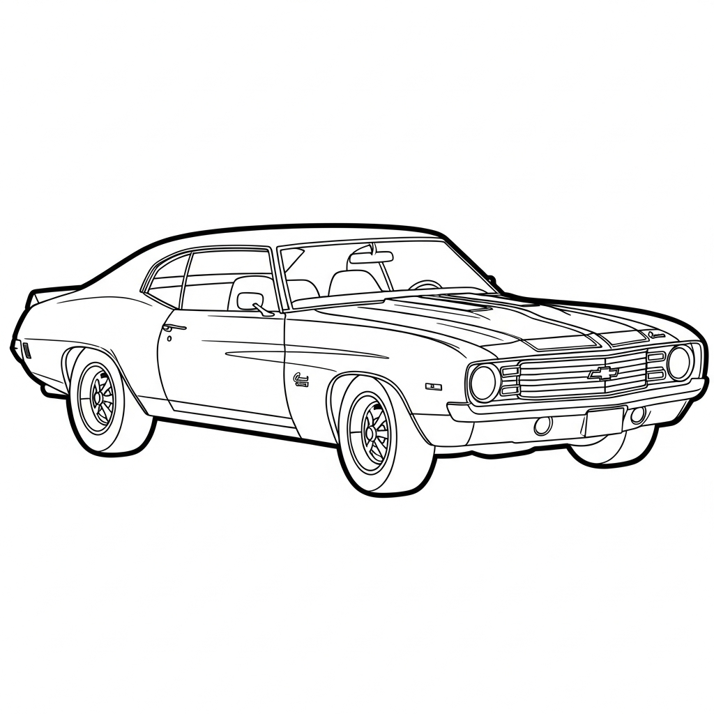 Chevrolet da colorare thumbnail