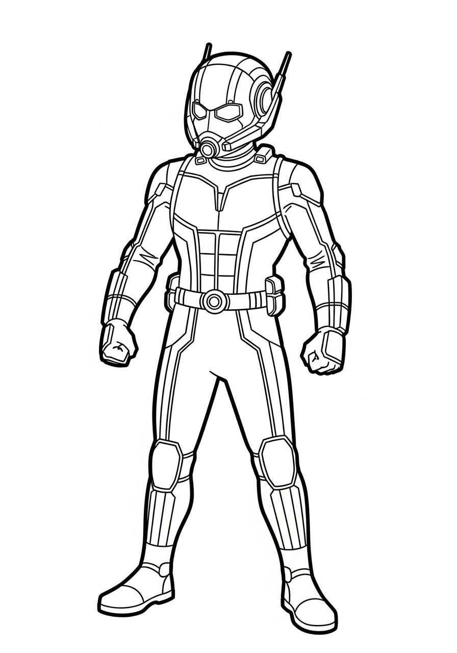 Ant-Man 22 disegni da colorare Ant Man per bambini 1