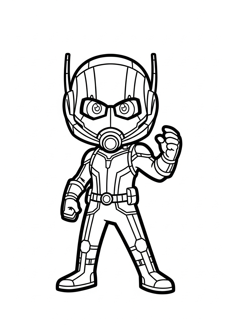 Ant-Man 6 disegni da colorare Ant Man per bambini