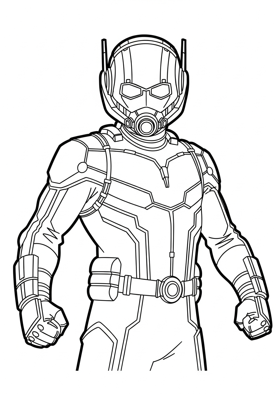 Ant-Man 21 Ant Man da colorare bambini