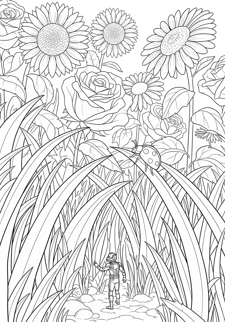 Ant-Man 2 disegni da colorare gratis Ant Man