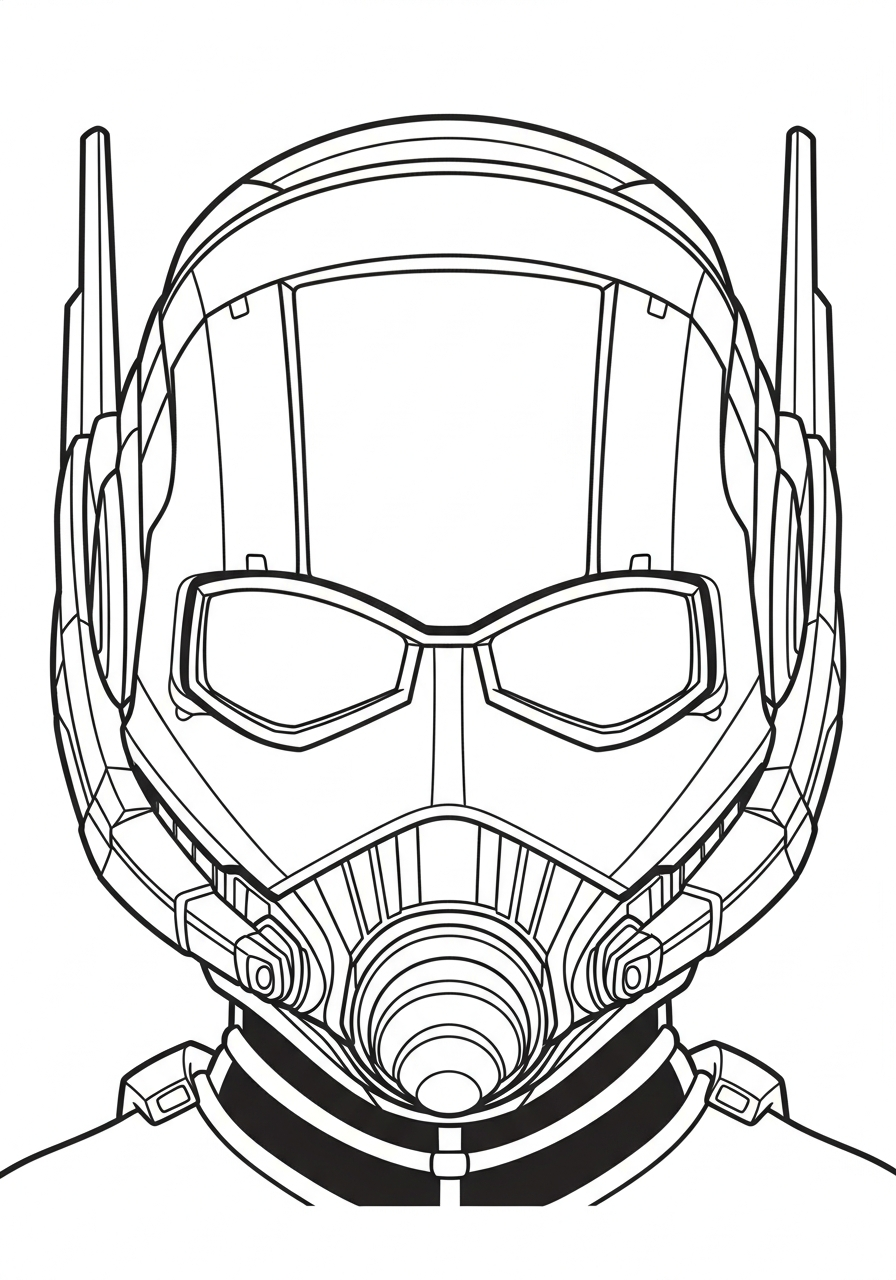 Ant-Man 16 disegni di Ant Man da colorare per bambini 1