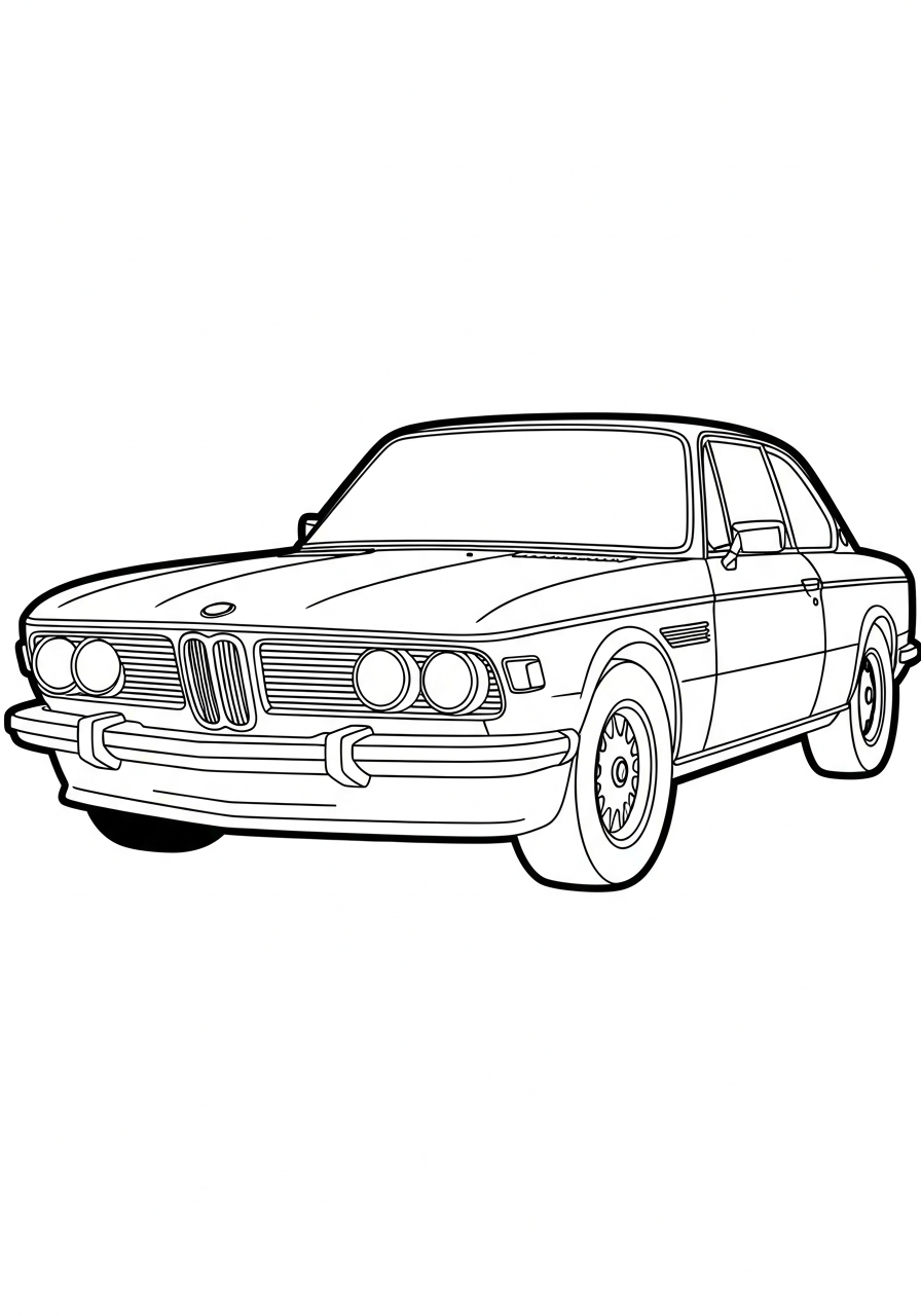 BMW 2 BMW da colorare e stampare