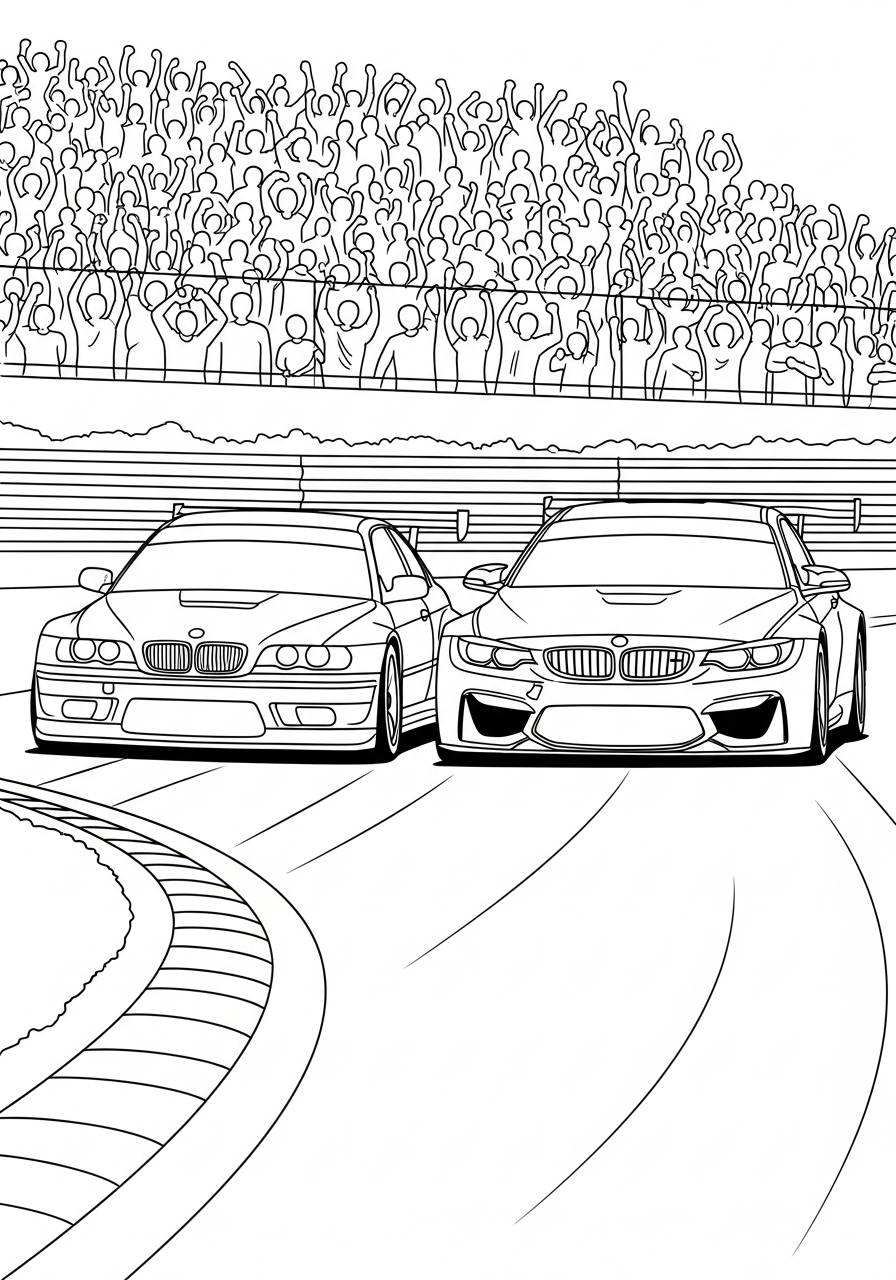 BMW 13 immagini BMW da colorare e stampare 1