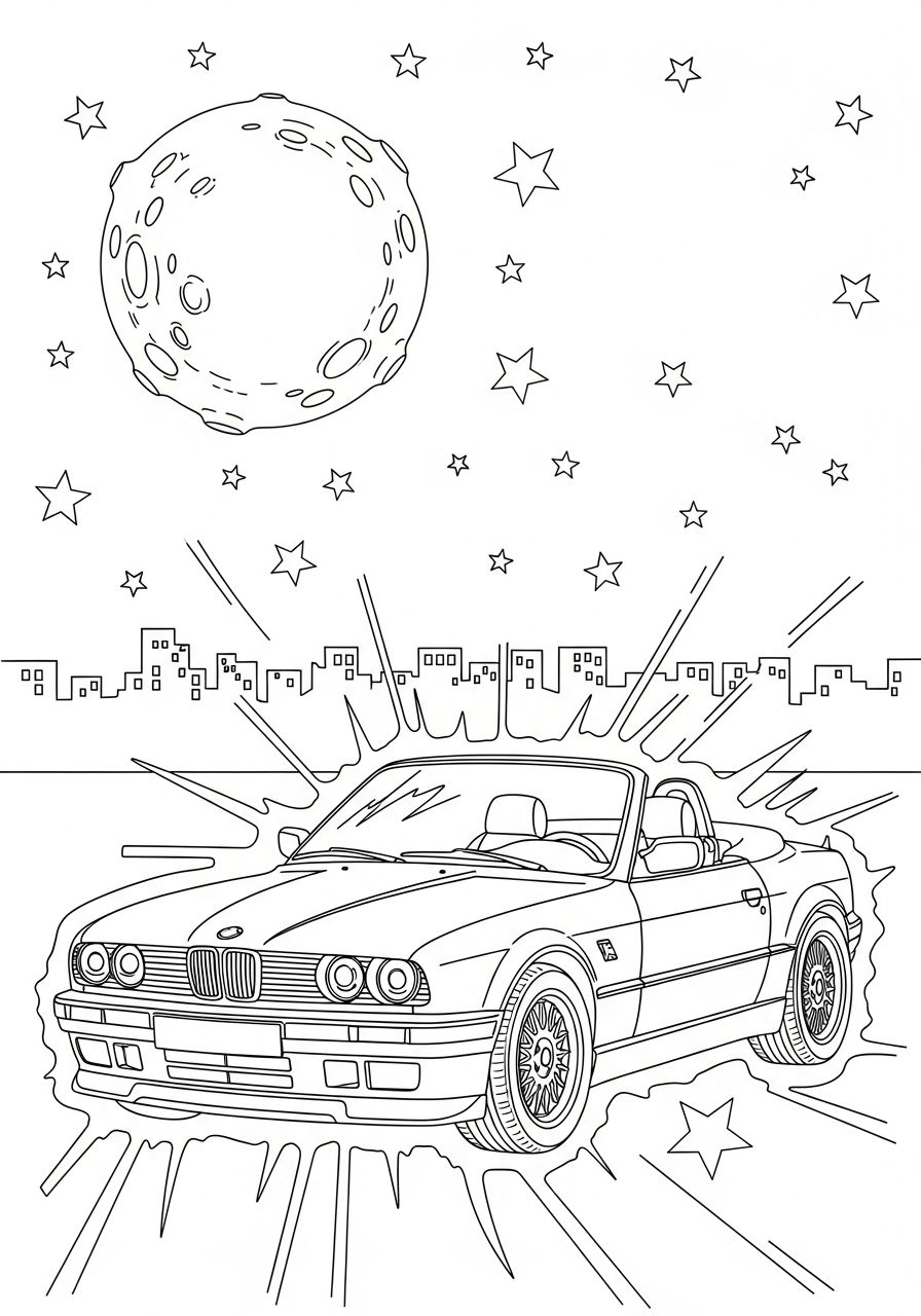 BMW 14 BMW immagini da colorare per bambini