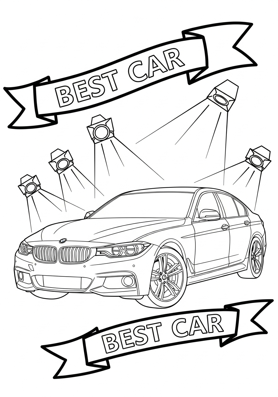 BMW 20 disegni da colorare per bambini pdf BMW