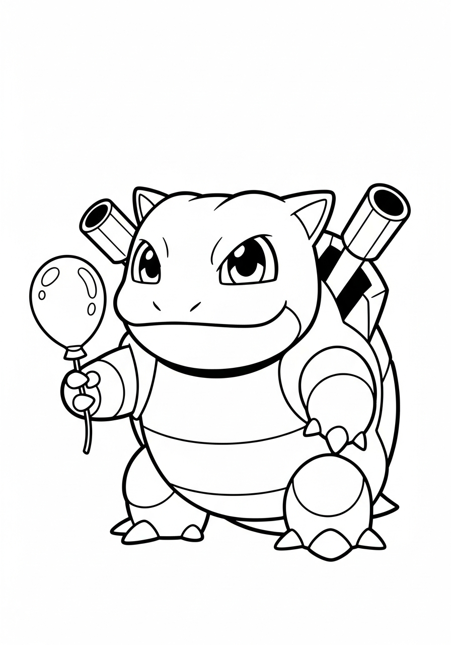 foto di Blastoise da colorare