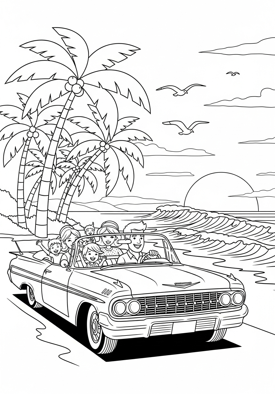 Chevrolet 13 disegni di Chevrolet da colorare e stampare