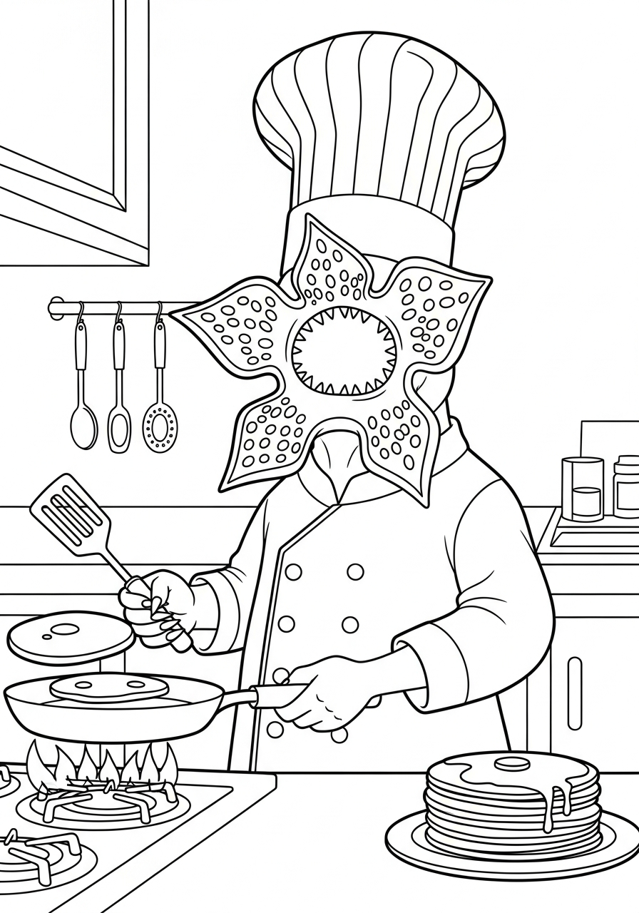 Demogorgon 6 Demogorgon da colorare bambini