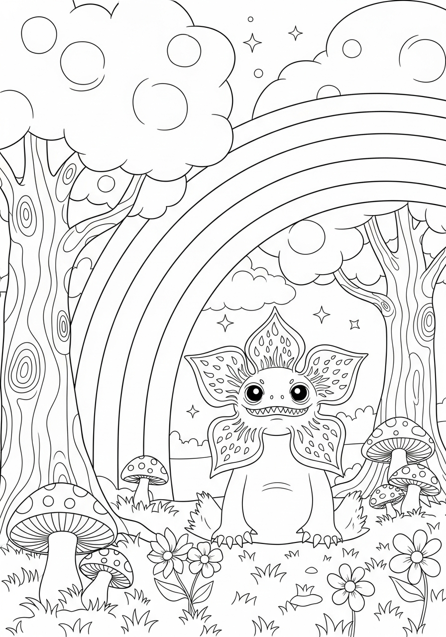 Demogorgon 21 disegni di Demogorgon da colorare