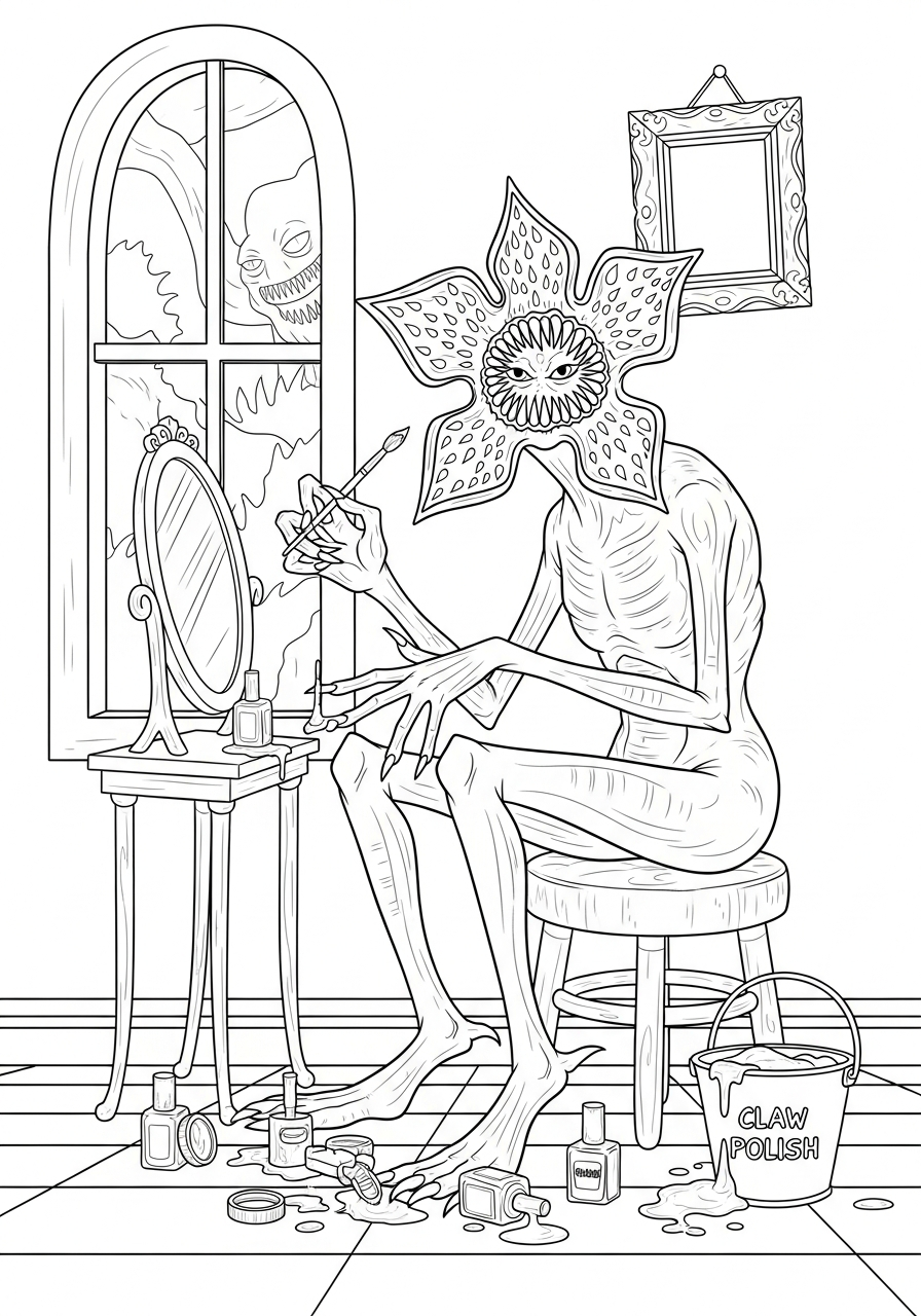 Demogorgon 18 Demogorgon da colorare e stampare gratis