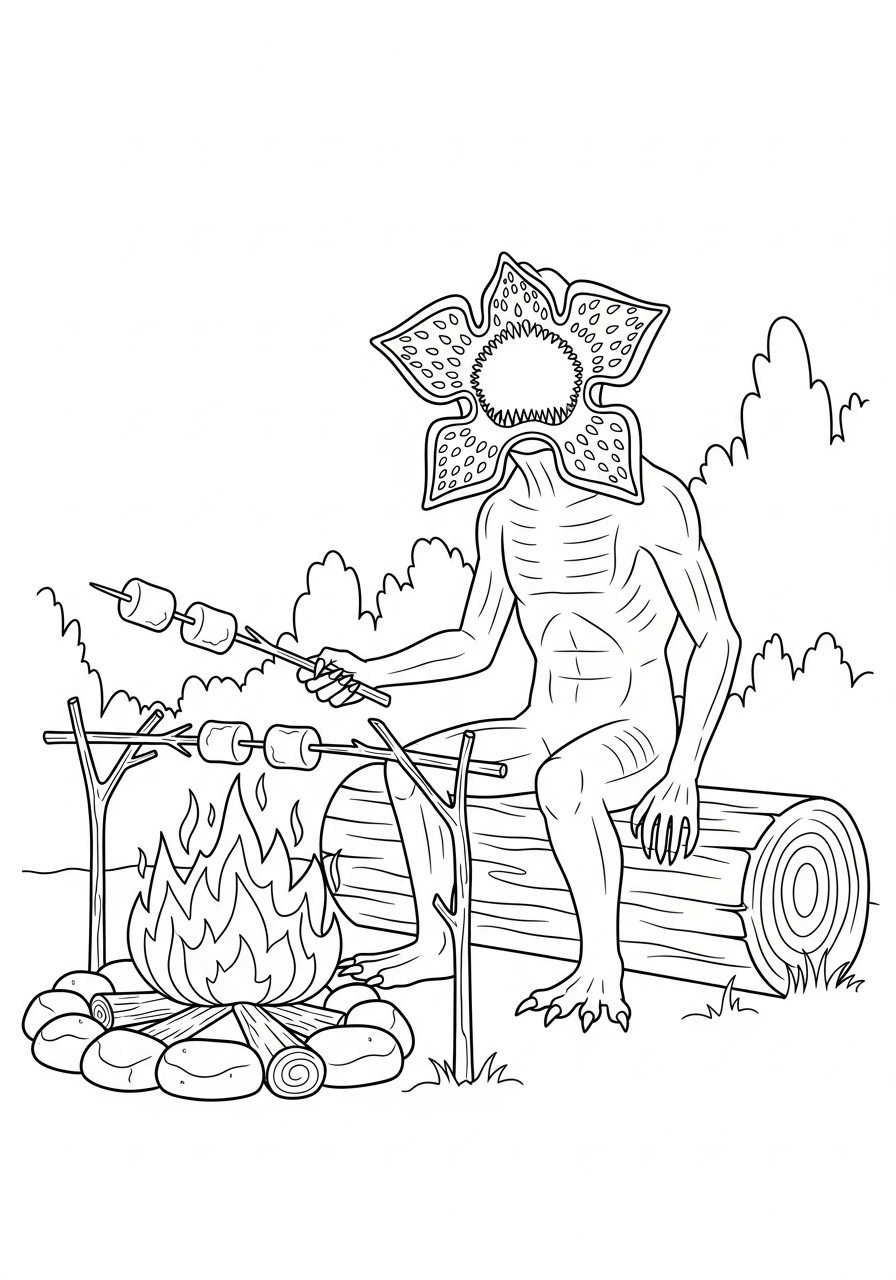 Demogorgon 17 disegno Demogorgon da colorare e stampare