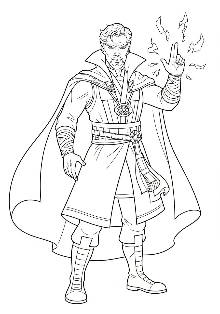 Doctor Strange da colorare