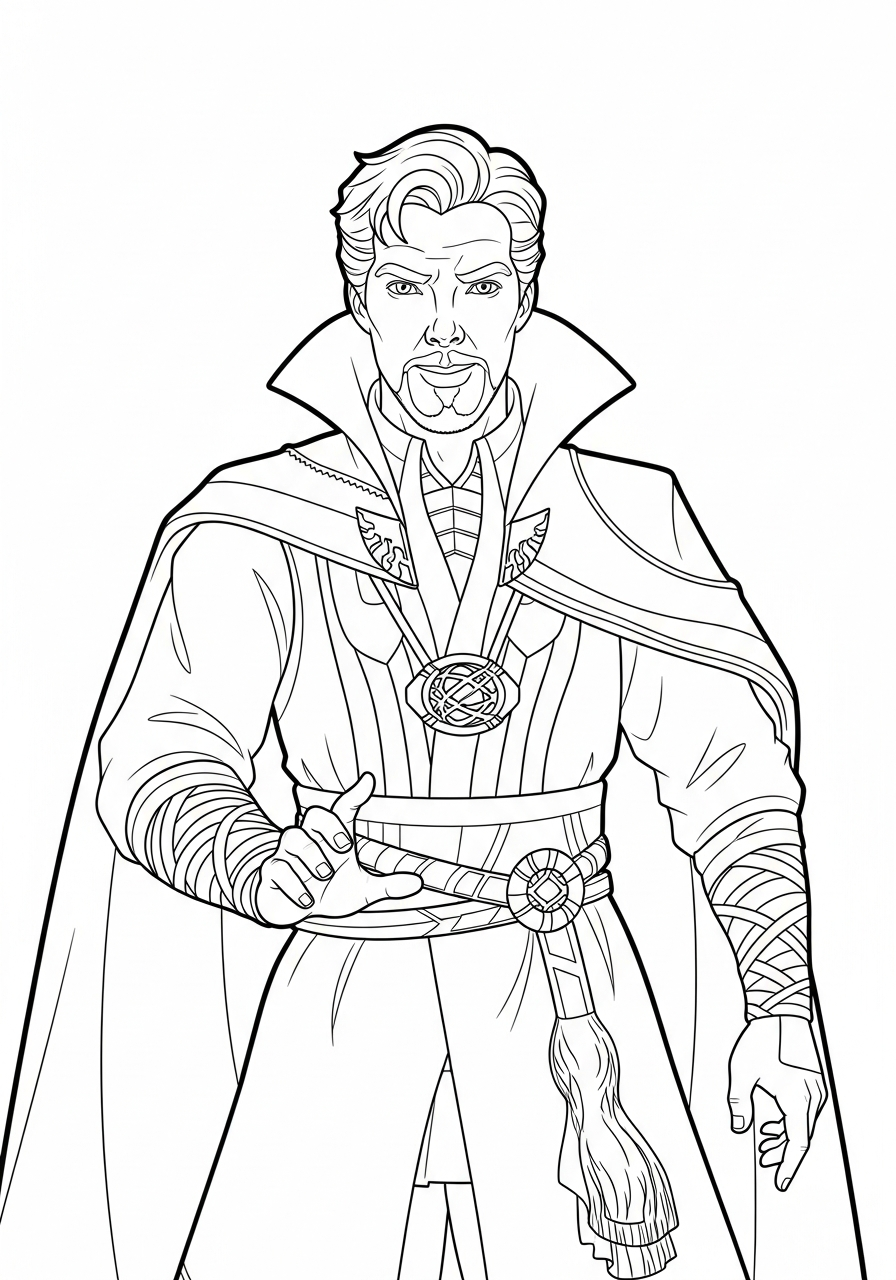 Doctor Strange disegno da colorare