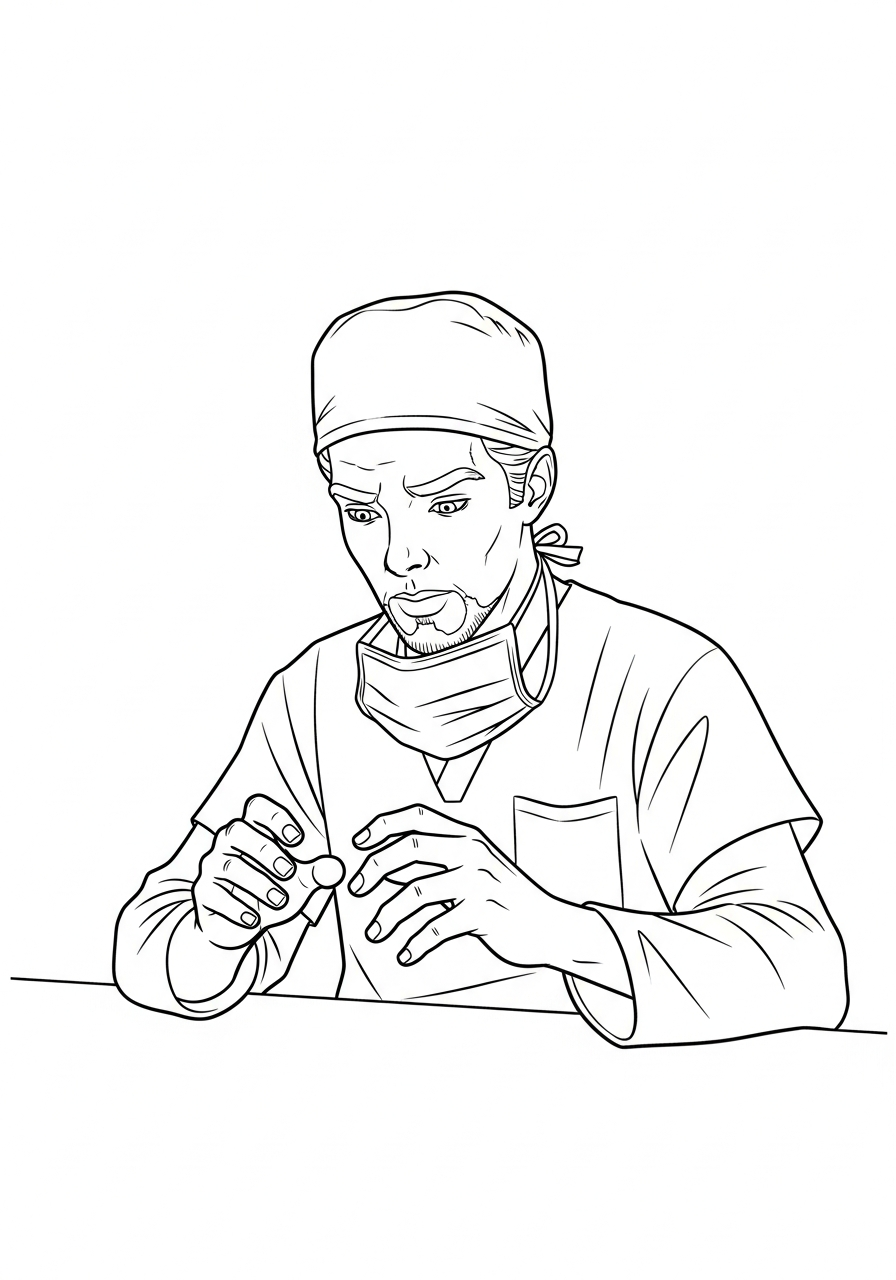 disegni da colorare gratis Doctor Strange