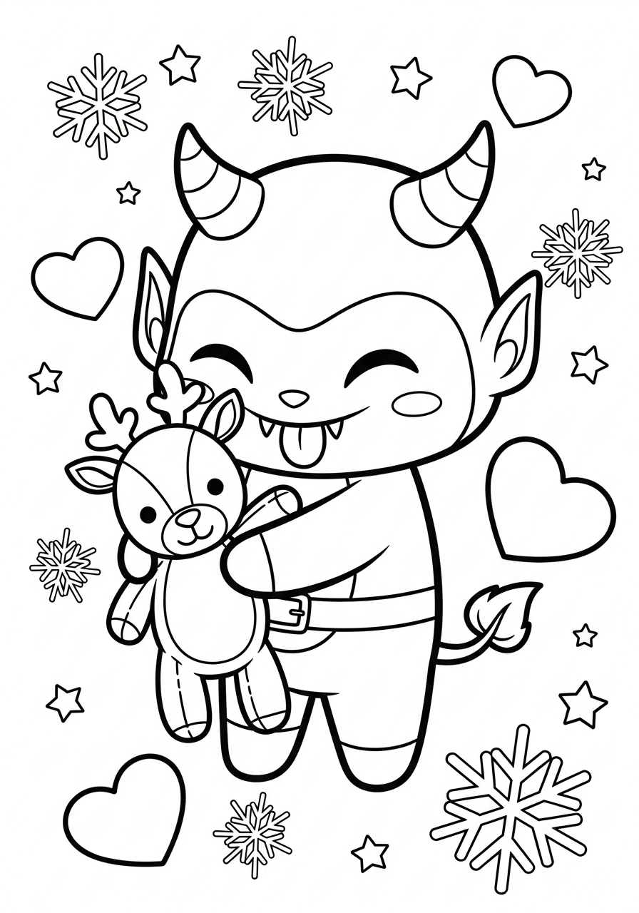 disegni da colorare gratis Krampus