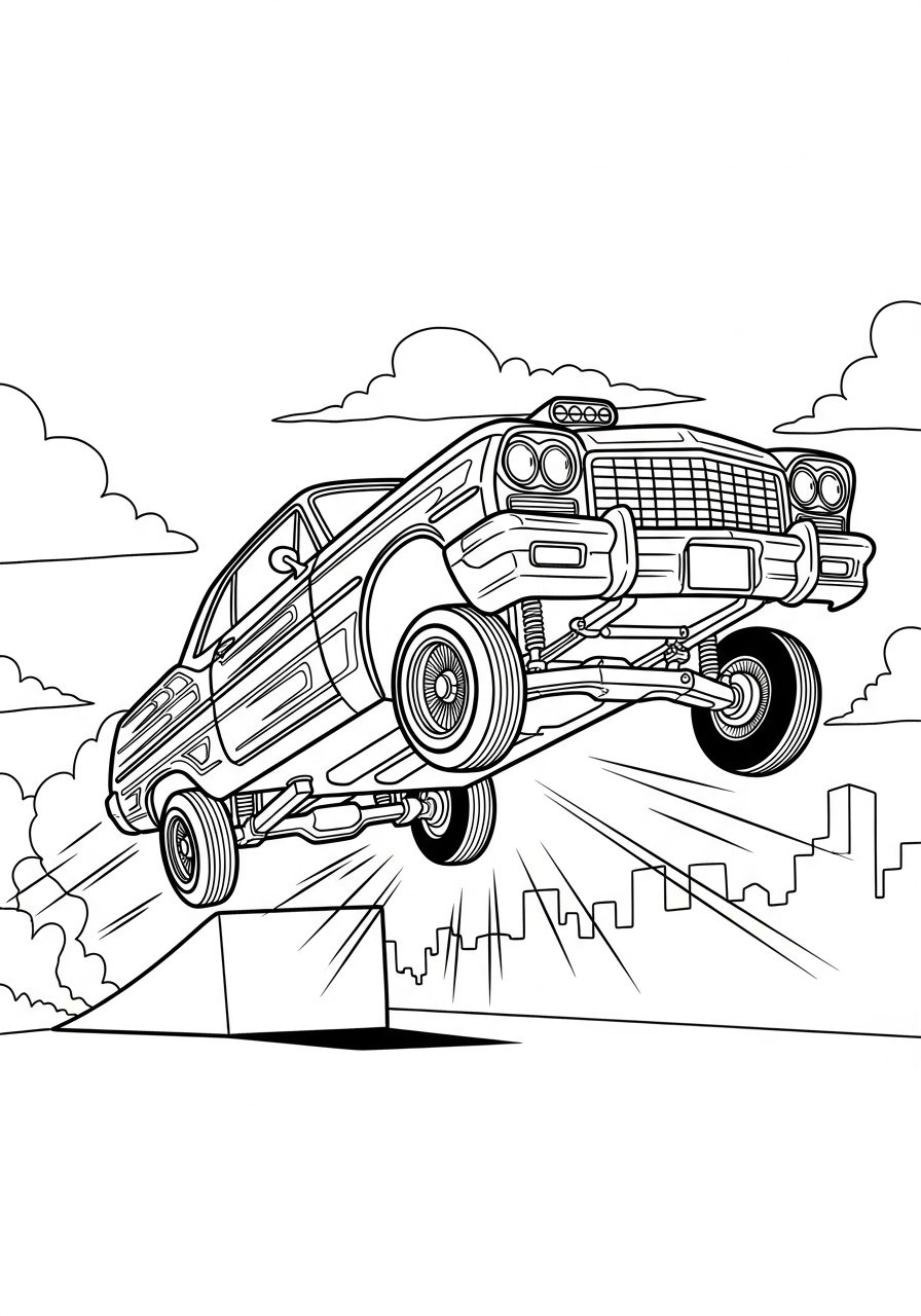 Lowrider 13 Lowrider da colorare e stampare