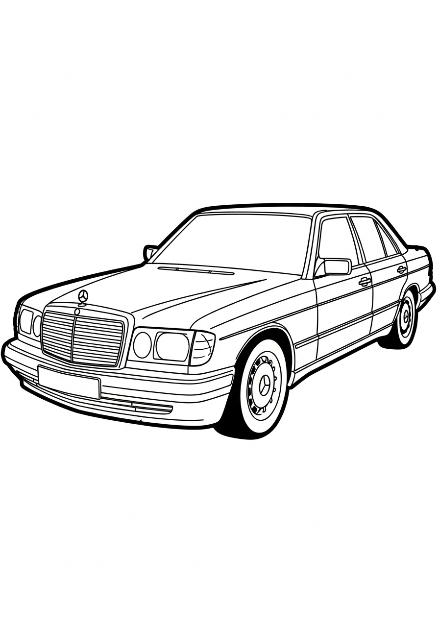 Mercedes 22 disegni da colorare gratis Mercedes