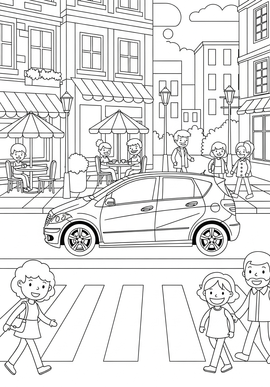 Mercedes 12 disegno Mercedes da colorare per bambini 1