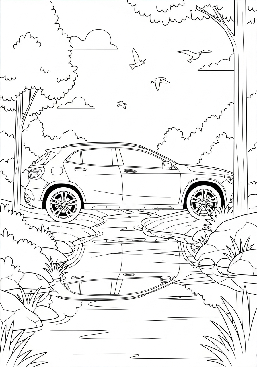 Mercedes 11 Mercedes da colorare e stampare