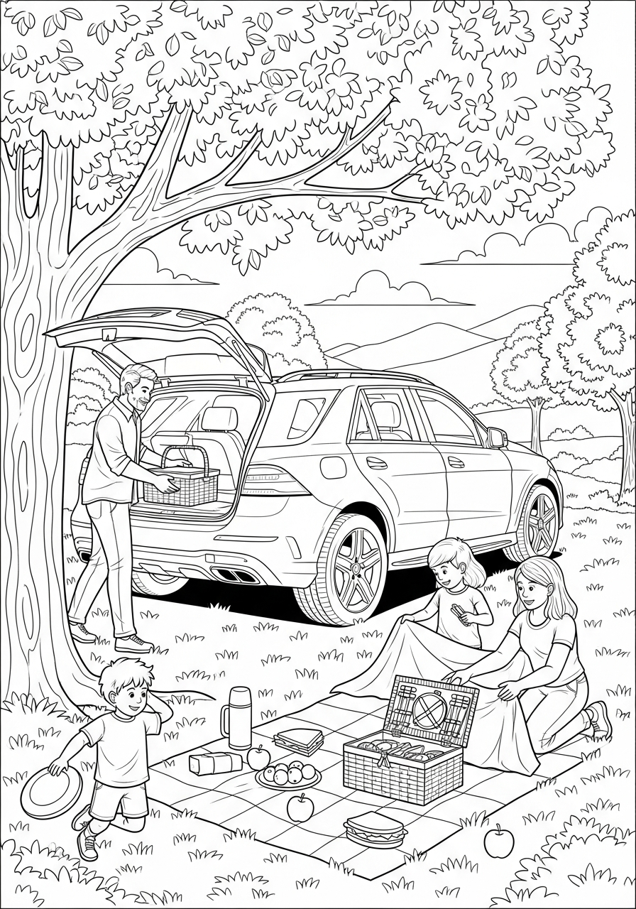 Mercedes 4 disegni da colorare per bambini pdf Mercedes