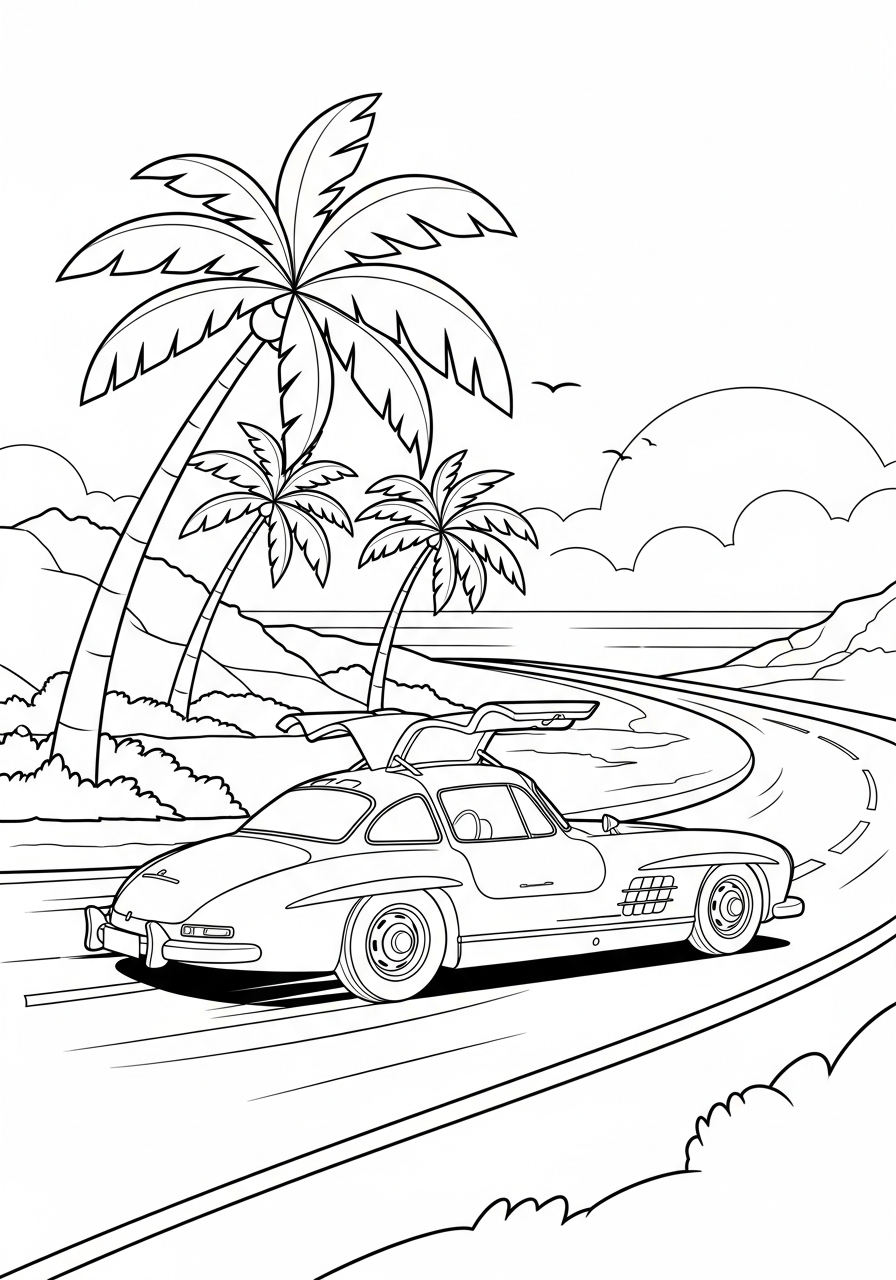 Mercedes 20 disegni Mercedes da colorare