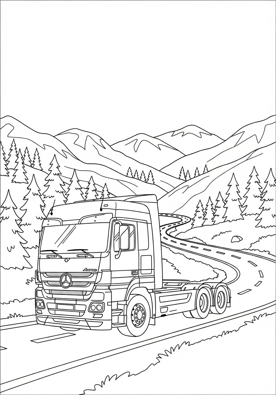Mercedes 15 disegni da colorare Mercedes da stampare