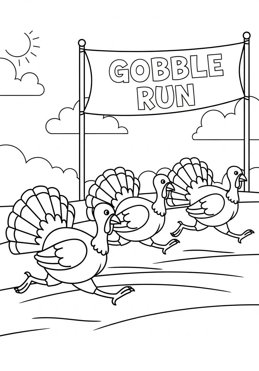 Tacchino 8 Tacchino da colorare e stampare pdf