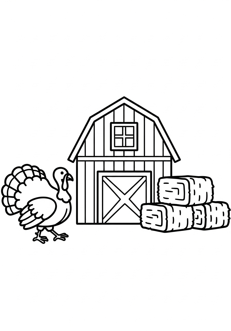 Tacchino 18 Tacchino da colorare e stampare pdf 1