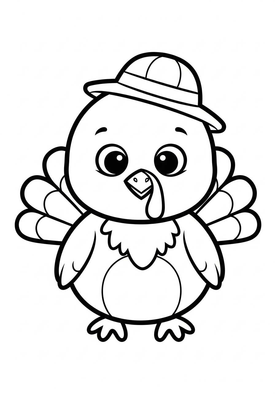 Tacchino 17 disegni Tacchino da colorare gratis