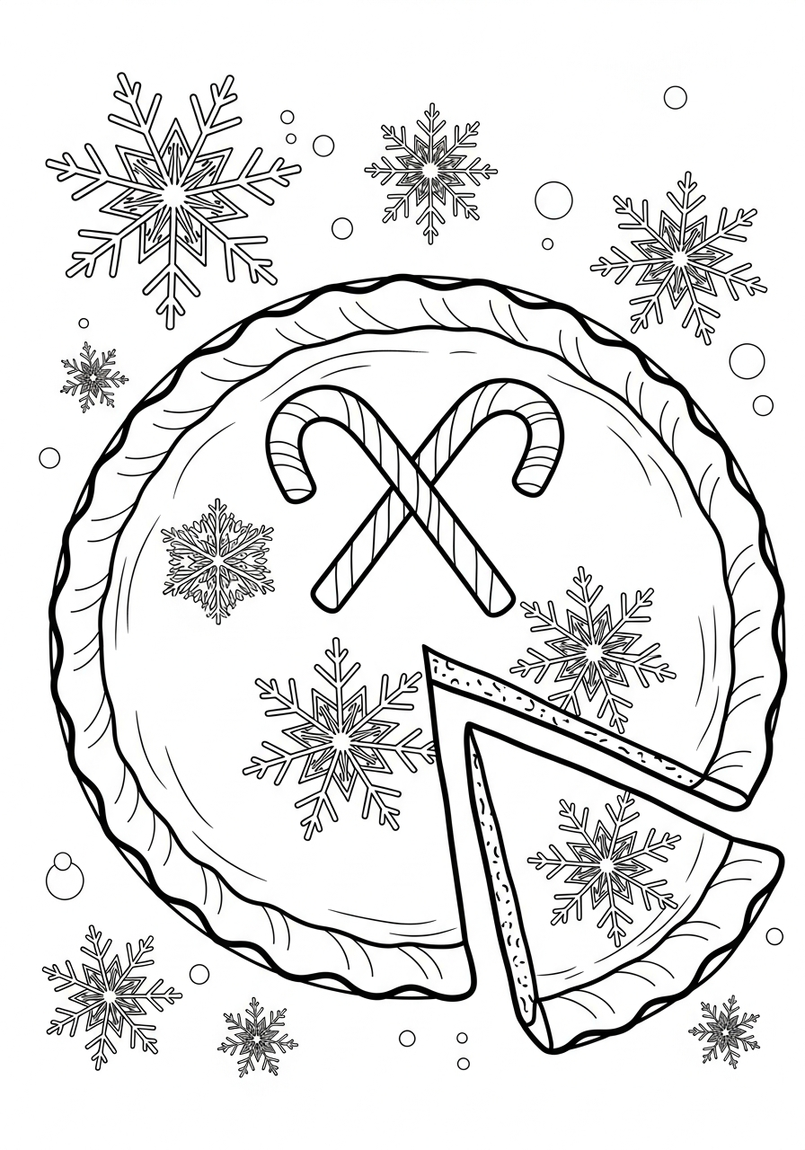 disegni da colorare Torta di zucca da stampare