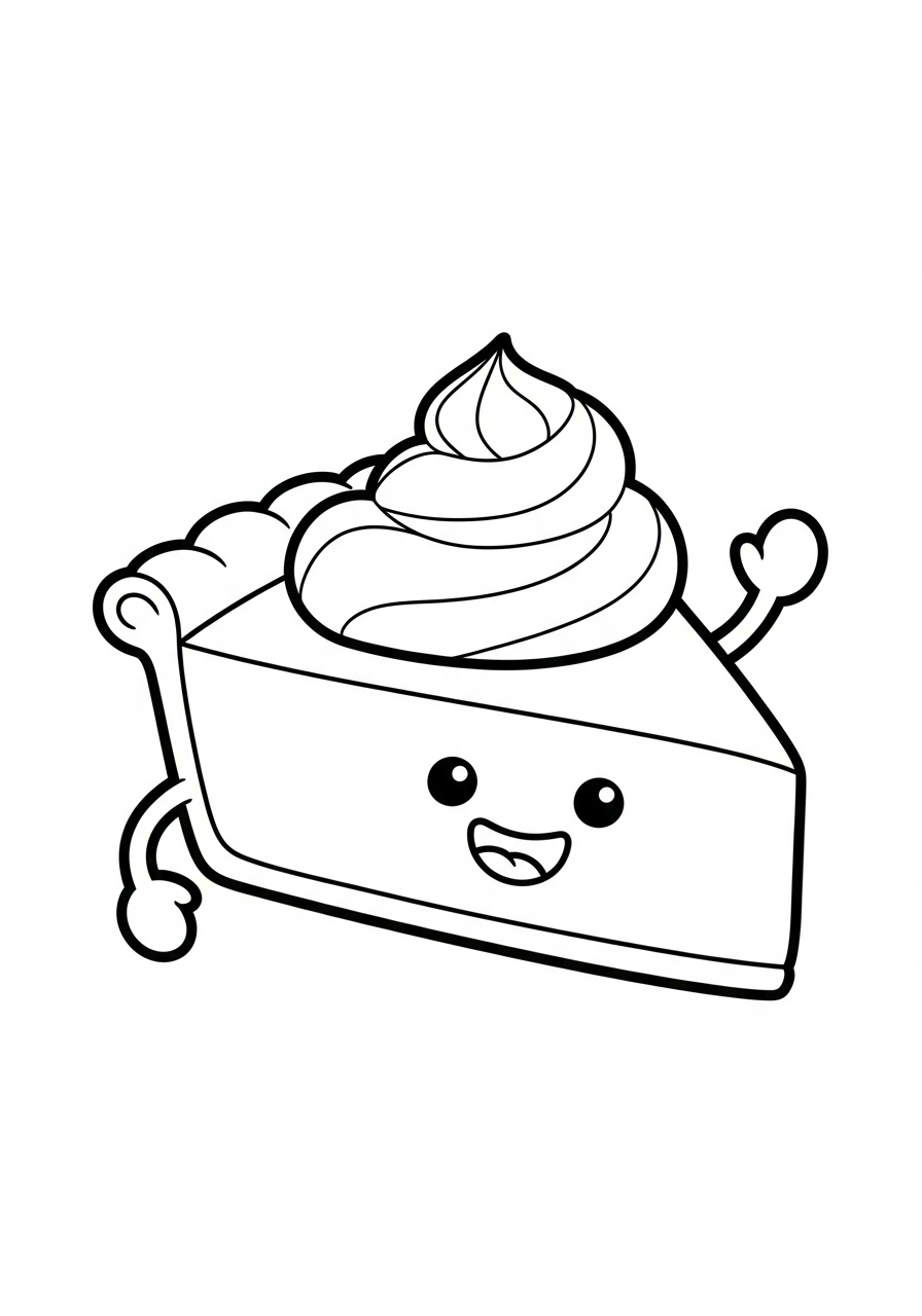 Torta di zucca da colorare pdf