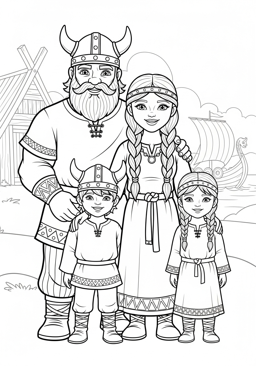 Vichingo 2 immagine Vichingo da colorare