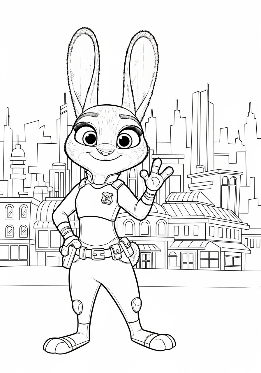 immagini di Zootropolis 2 da colorare per bambini