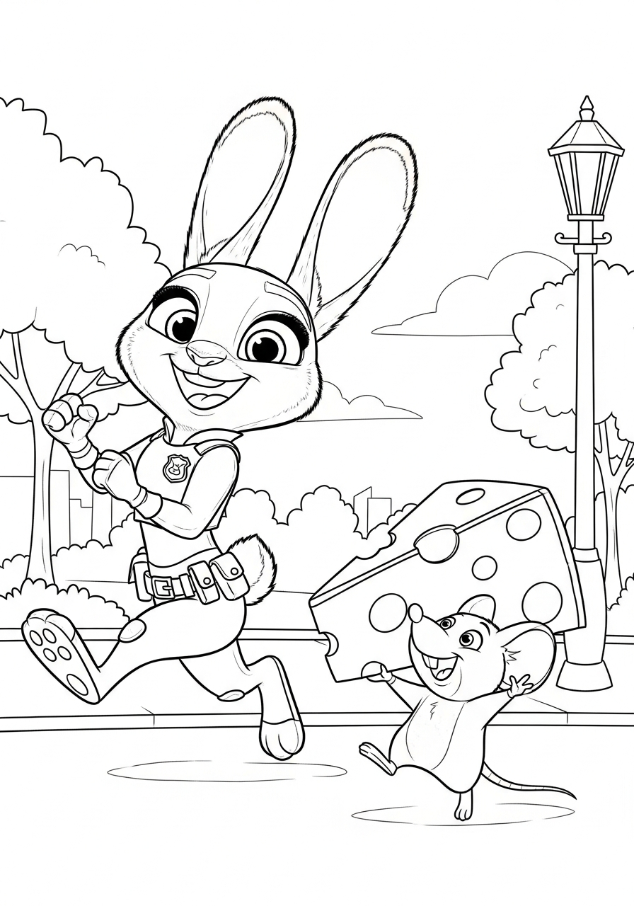 immagine di Zootropolis 2 da colorare