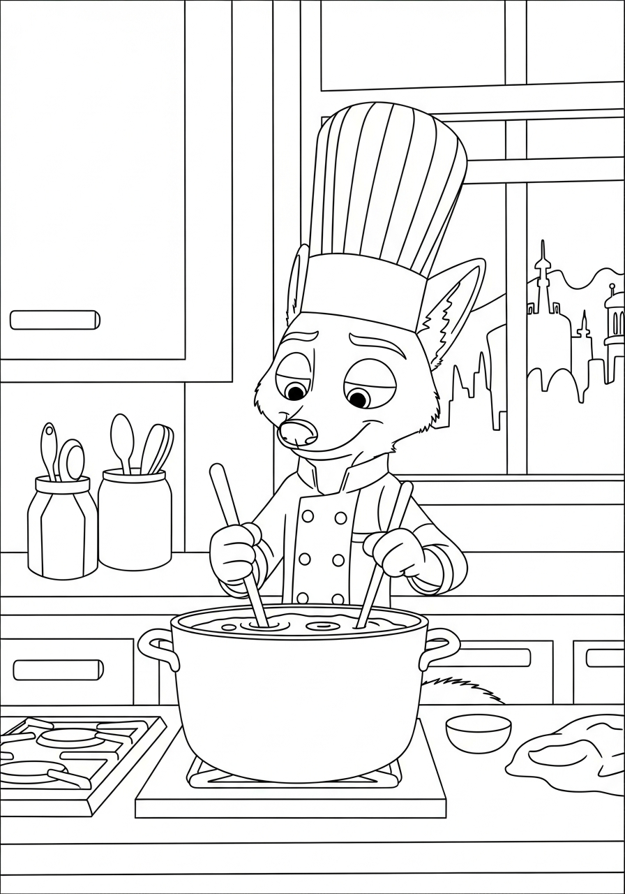 disegni Zootropolis 2 da colorare gratis