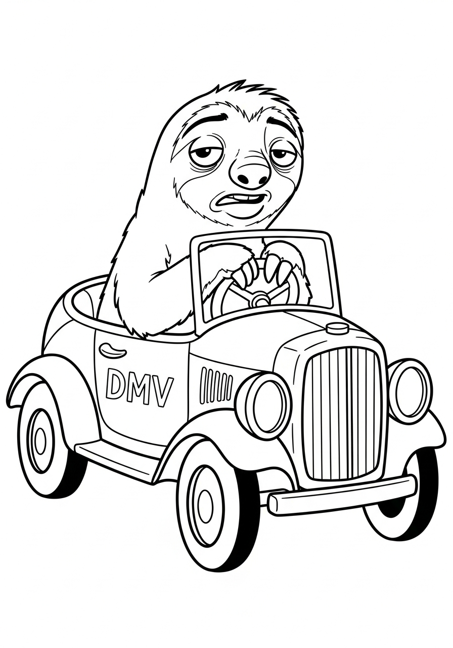 foto Zootropolis 2 da colorare