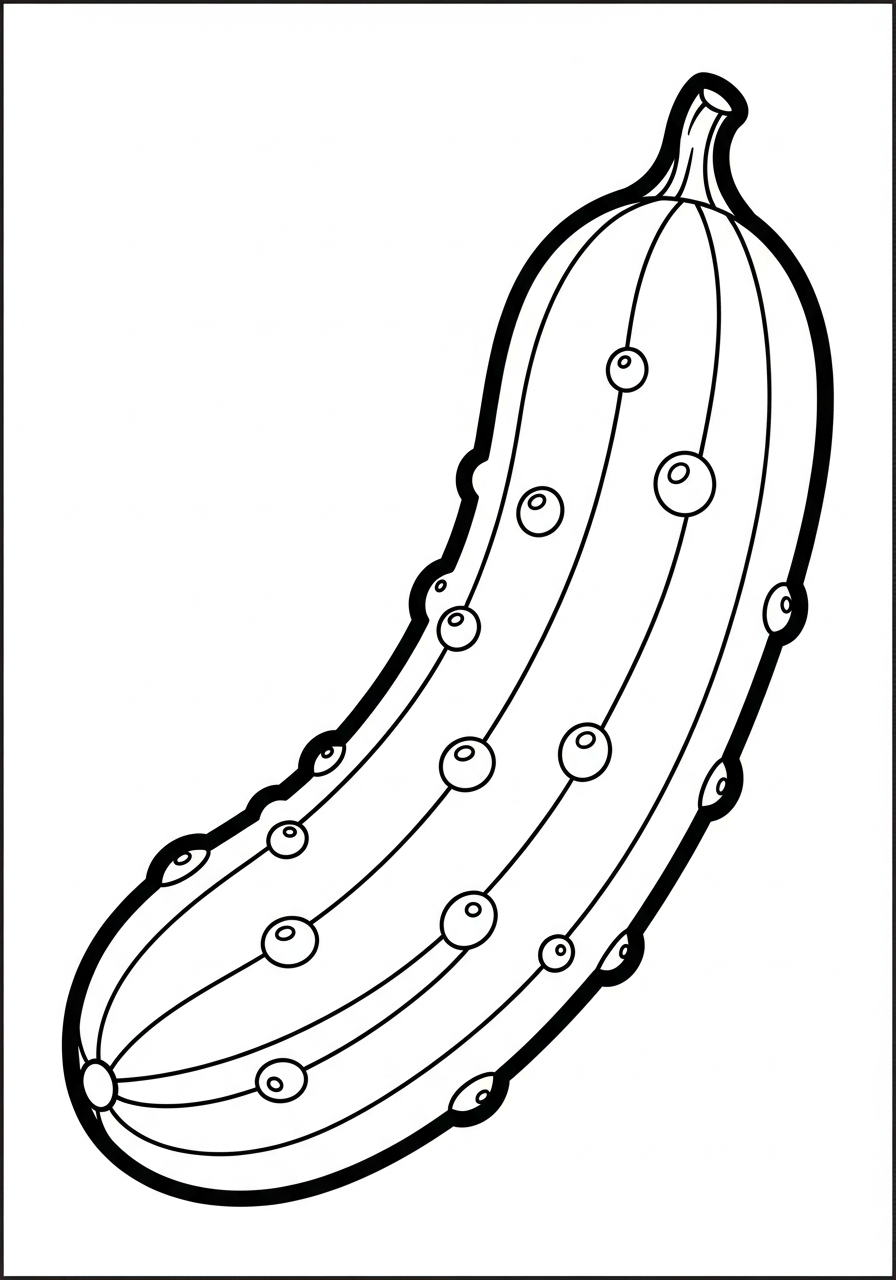 Sottaceto 21 sottaceto da colorare e stampare