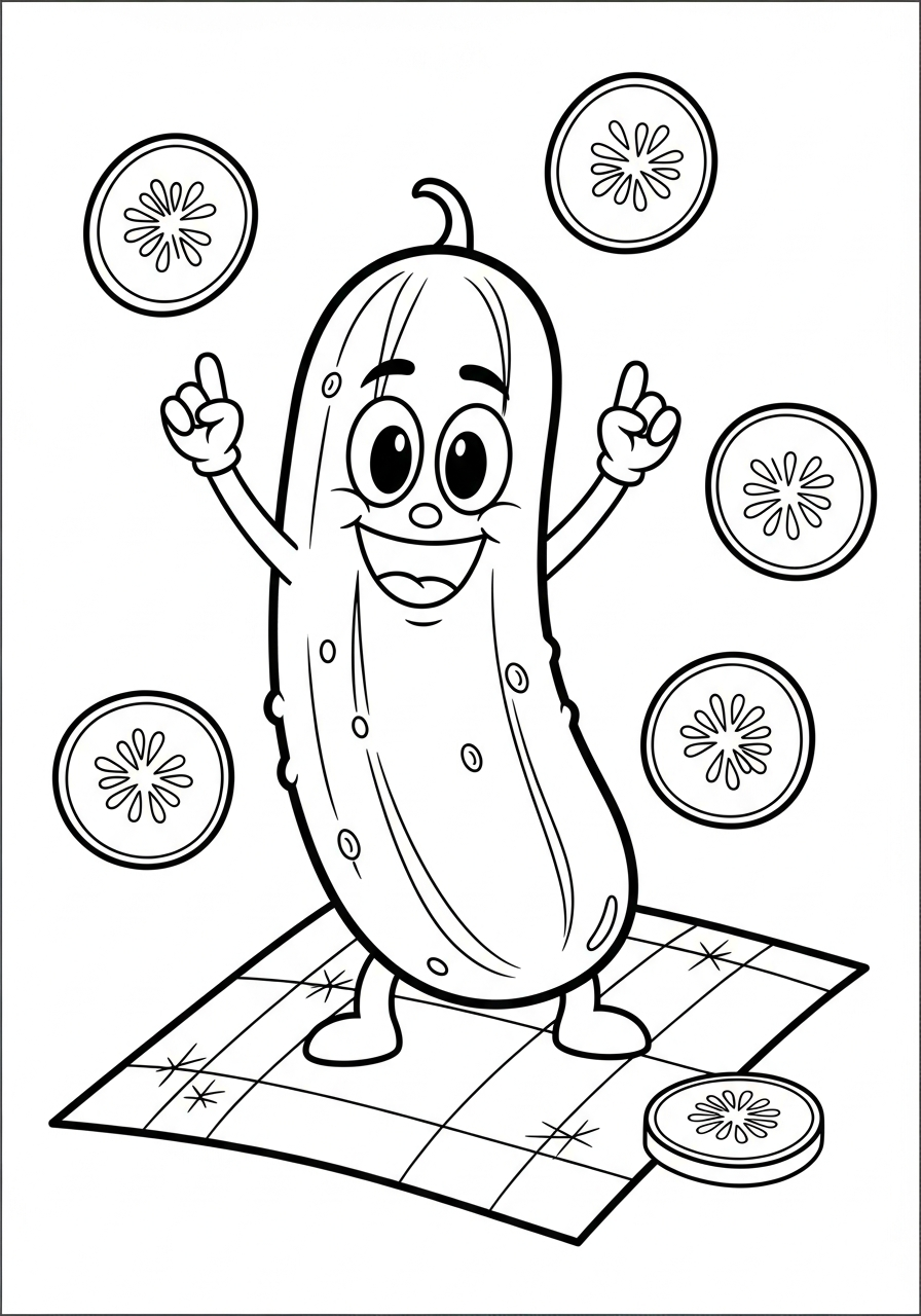 Sottaceto 20 immagini da colorare sottaceto gratis