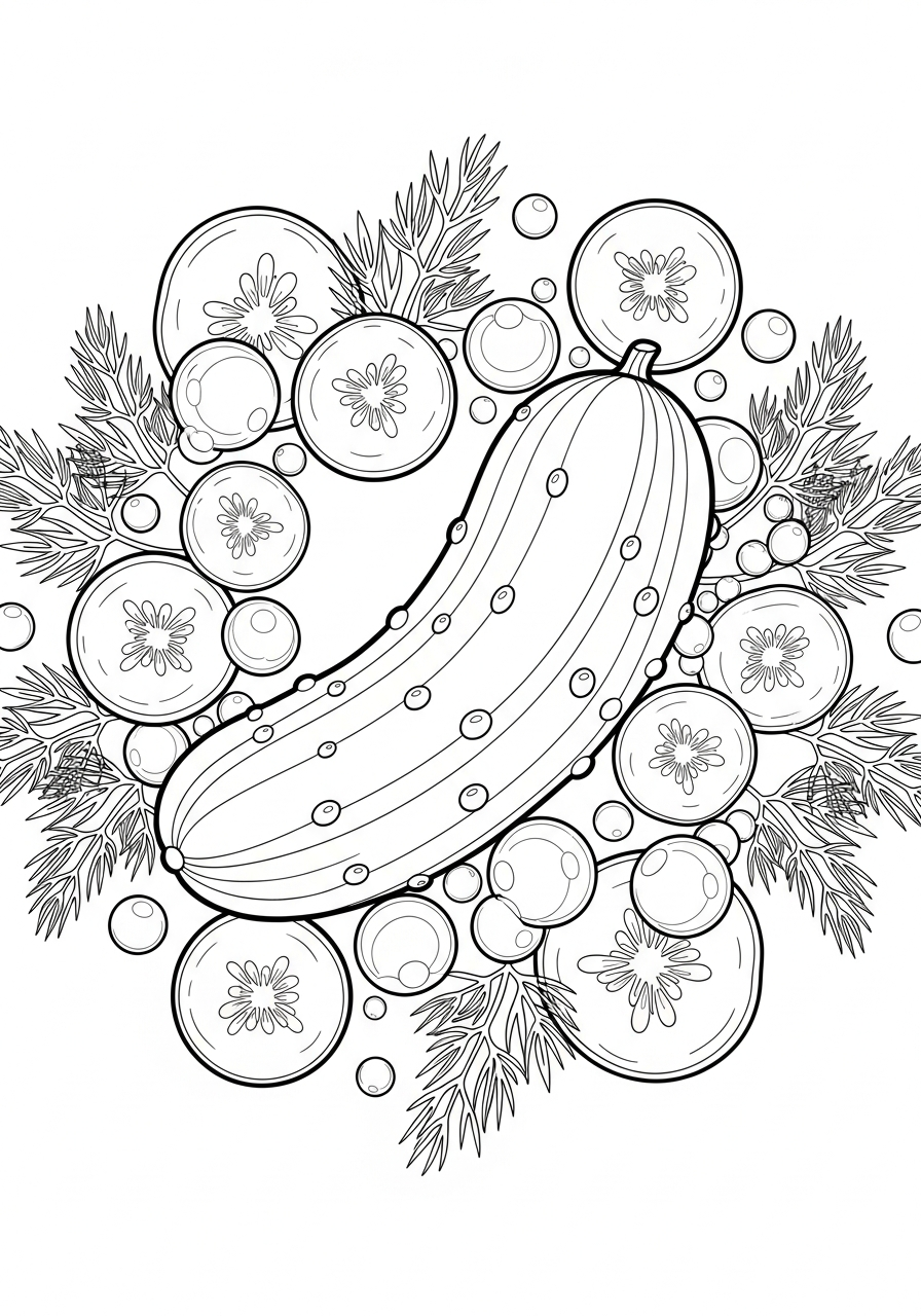 Sottaceto 16 sottaceto disegno da colorare