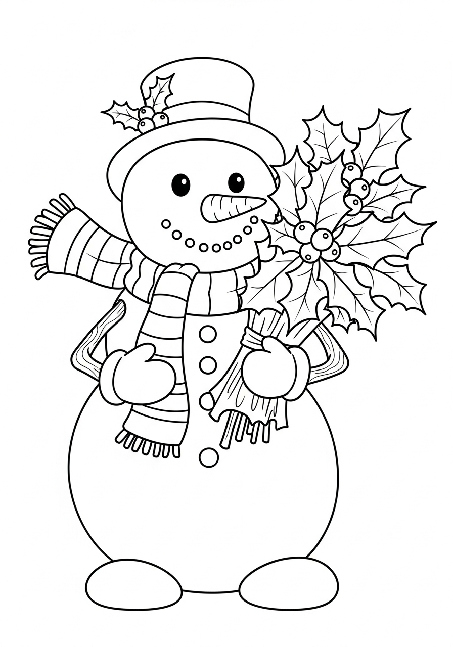 Agrifoglio 8 Agrifoglio da colorare a4