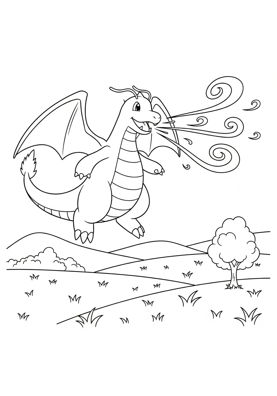 disegni da colorare Dragonite