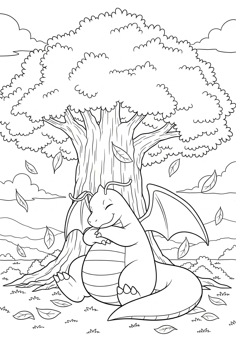 disegno Dragonite da colorare