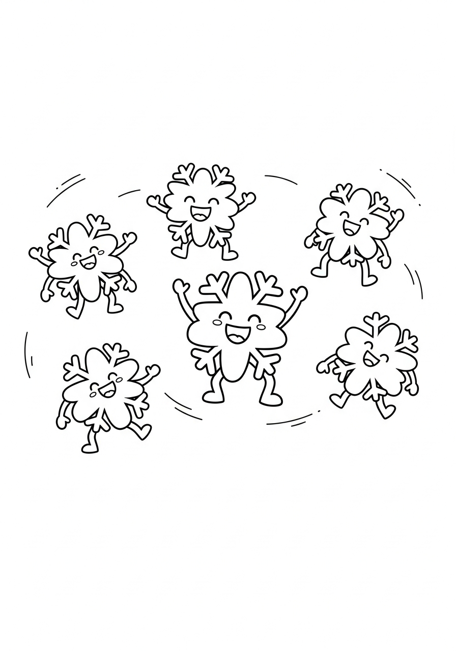 Fiocchi di Neve 2 disegno Fiocchi di Neve da colorare per bambini