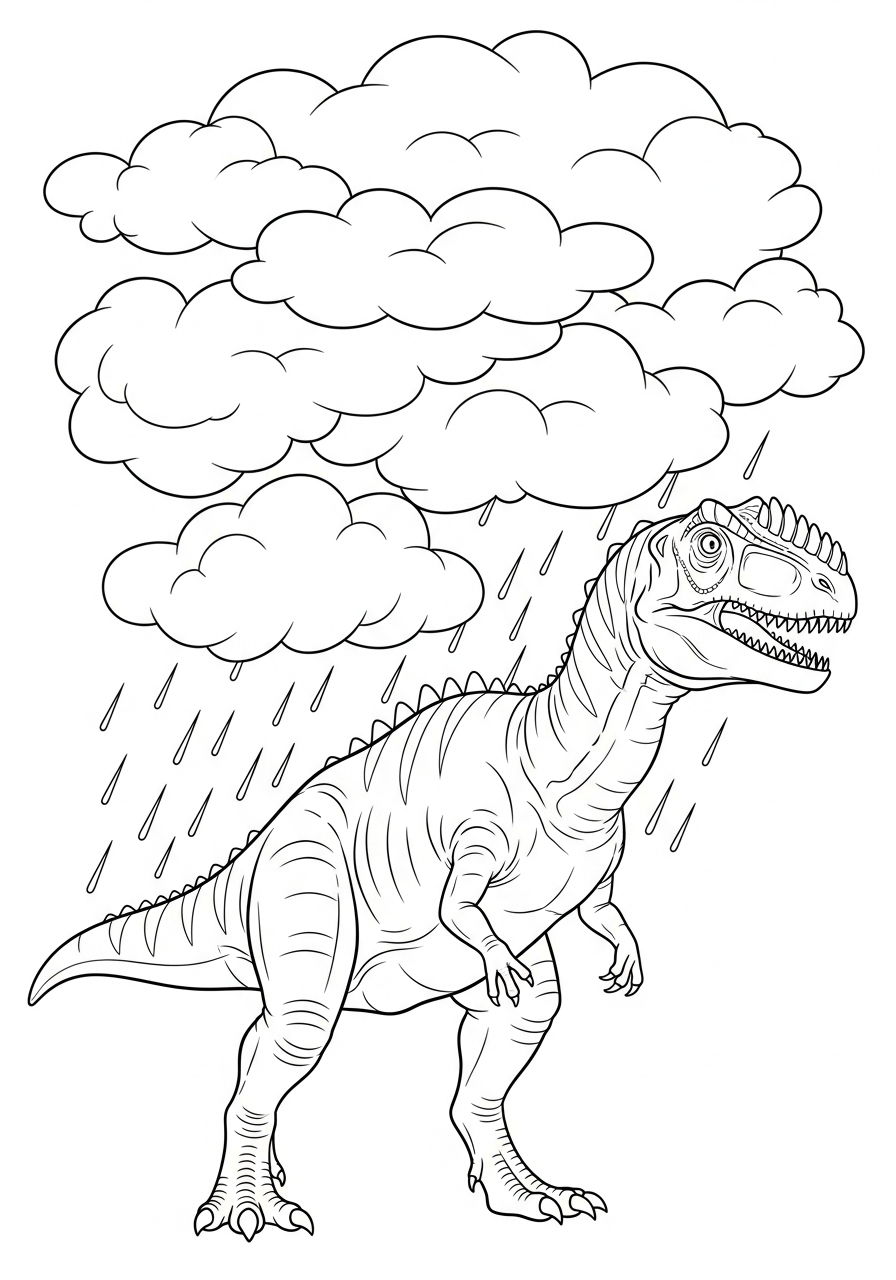 disegni da colorare Giganotosaurus