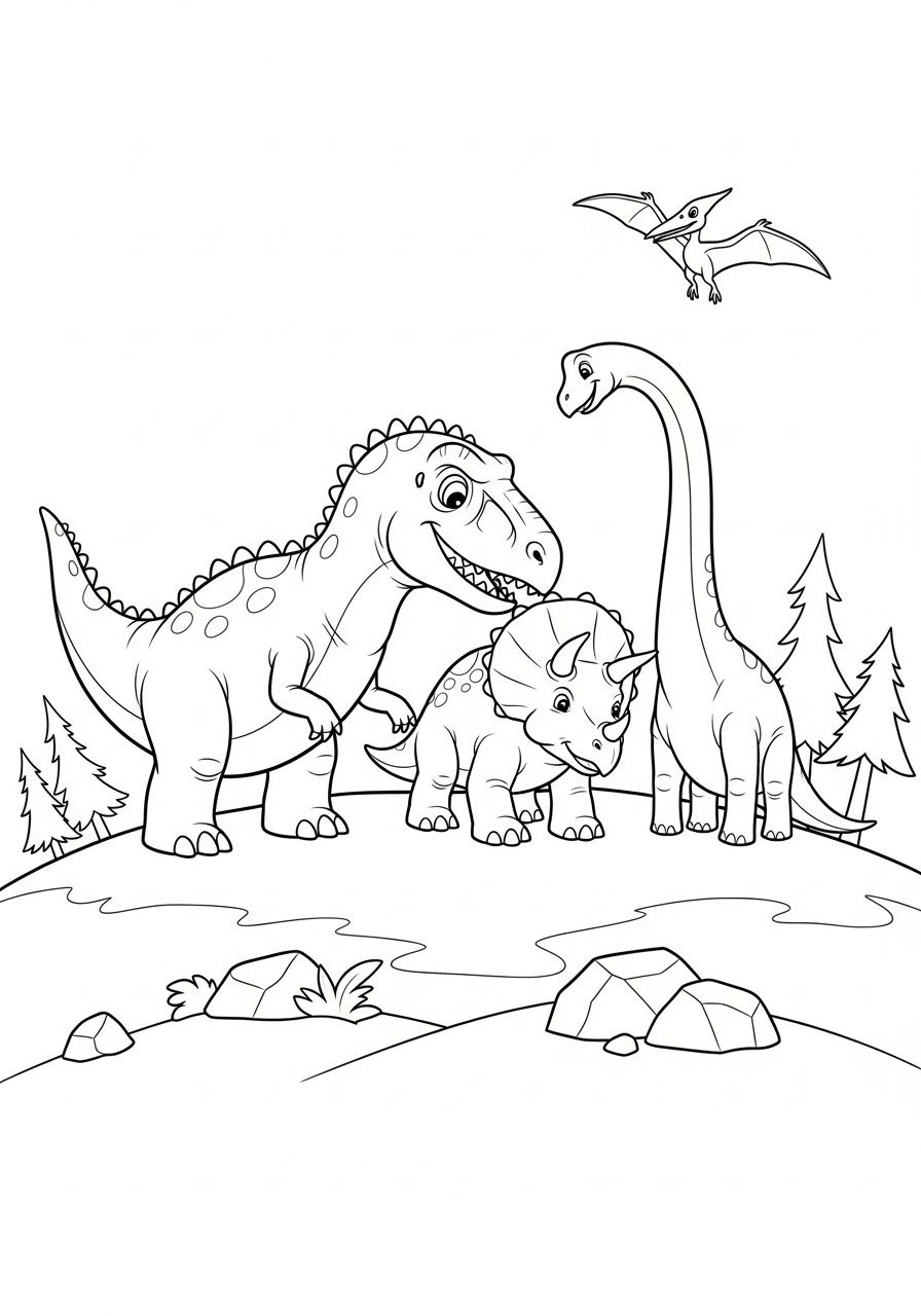 immagini di Giganotosaurus da stampare e colorare